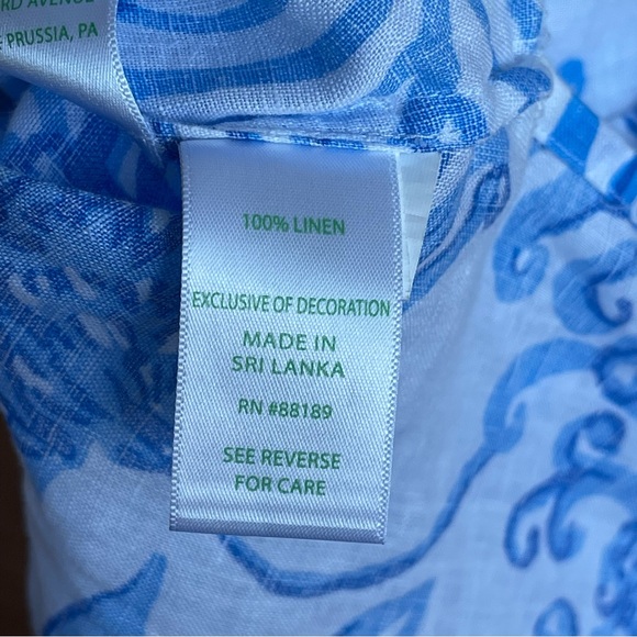 Lilly Pulitzer Riverlyn Pieced Print Tunic Top Glisten in the Sun Size S - Picture 8 of 16